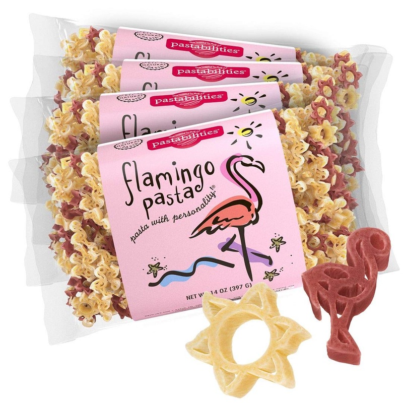 Pastabilities Fun Shaped Pasta For Kids – Flamingo Pasta – Sunshine And Flamingo Animal Theme, Non-Gmo Natural Wheat Pasta, All-