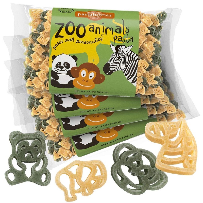 Pastabilities Fun Shaped Pasta For Kids – Zoo Animals Pasta – Wild Animal Theme, Non-Gmo Natural Wheat Pasta, All-Natural, Koshe