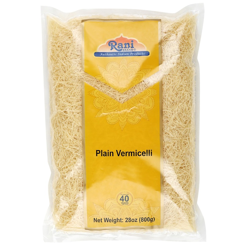Rani Plain Vermicelli (Wheat Noodles) 28Oz (1.75Lbs) 800G ~ All Natural | Vegan | Non-Gmo | Indian Origin