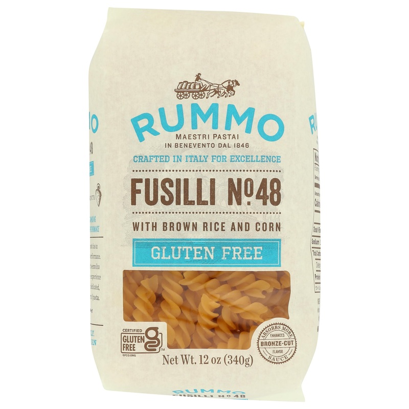 Rummo Fusilli Pasta, Gluten Free, 12 Ounces (Pack Of 12)