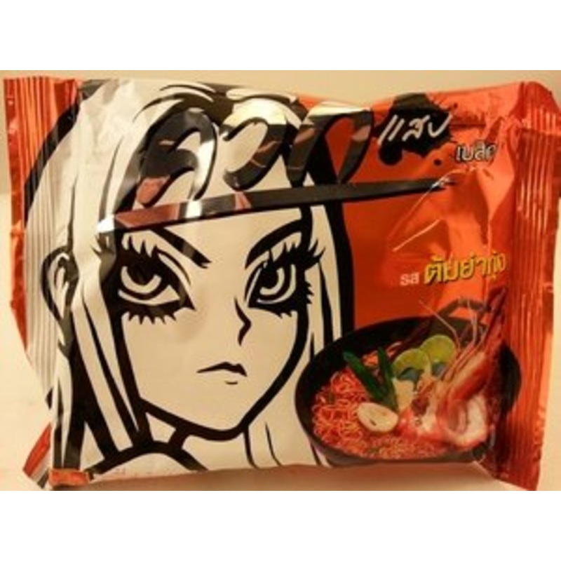 Wai Wai Quick Thai Instant Ramen Noodles Tom Yum Shrimp Flavor, 1.76 Oz (10 Pack)