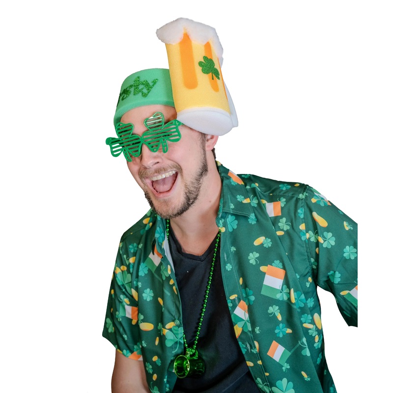 St. Patrick’s Beer Mug Headband