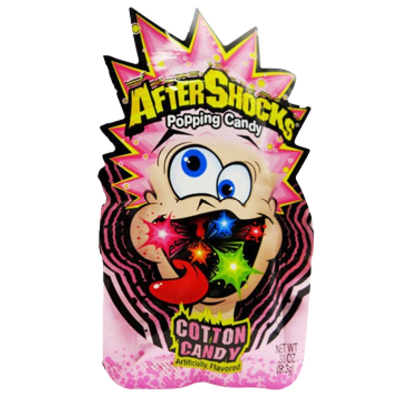 Aftershocks Popping Candy Cotton Candy 0.33 oz. Pouch