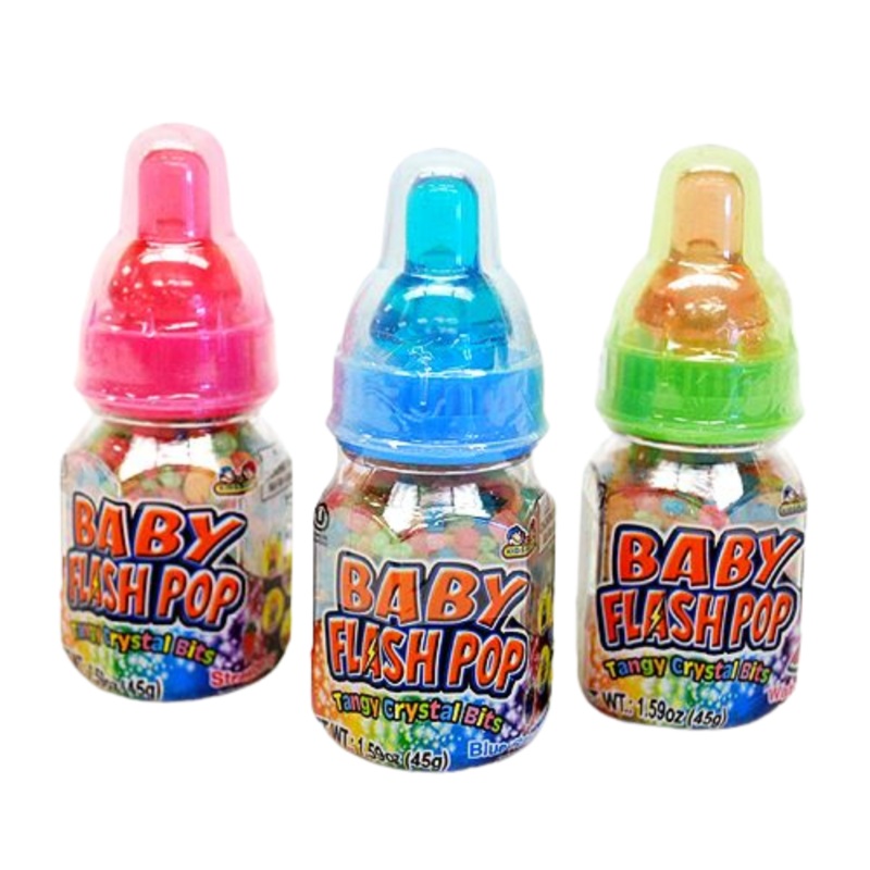 Baby Flash Pop Tangy Crystal Bits – 1.59-oz. Bottle