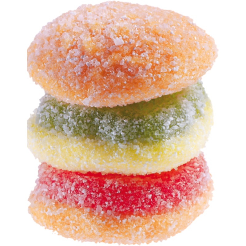 GUMMI SOUR MINI BURGER