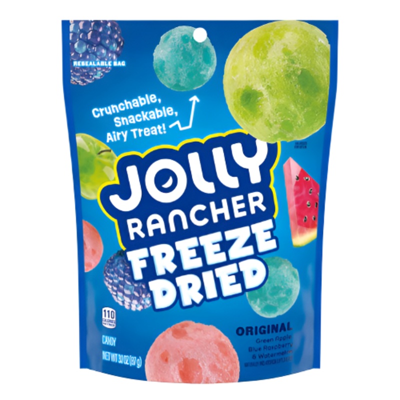 Jolly Rancher Freeze Dried Original Flavors 3.1 oz. Bag