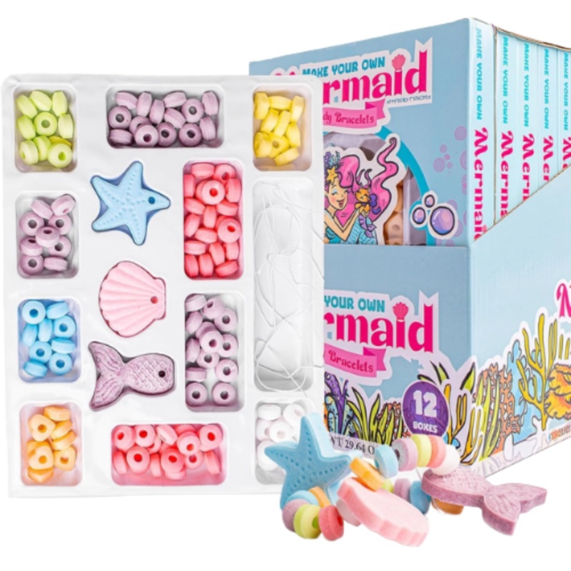 Mermaid Candy Bracelet Craft Kit 2.45 oz. Box