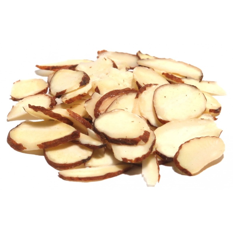 Sliced Natural Almonds 25lb (skin on)