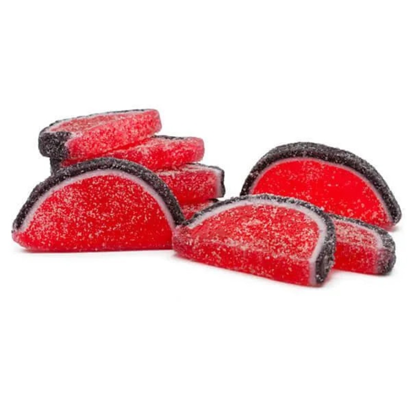 Albanese Candy Fruit Jell Slices – Black Cherry: 5LB Box