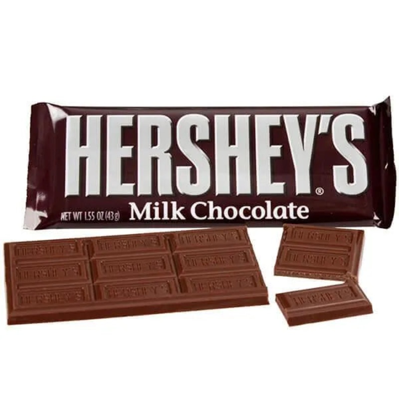 Hershey’s Milk Chocolate Candy Bars: 36-Piece Box