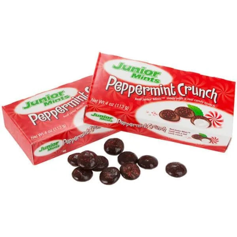 Junior Mints Peppermint Crunch 3.5-Ounce Packs: 12-Piece Box