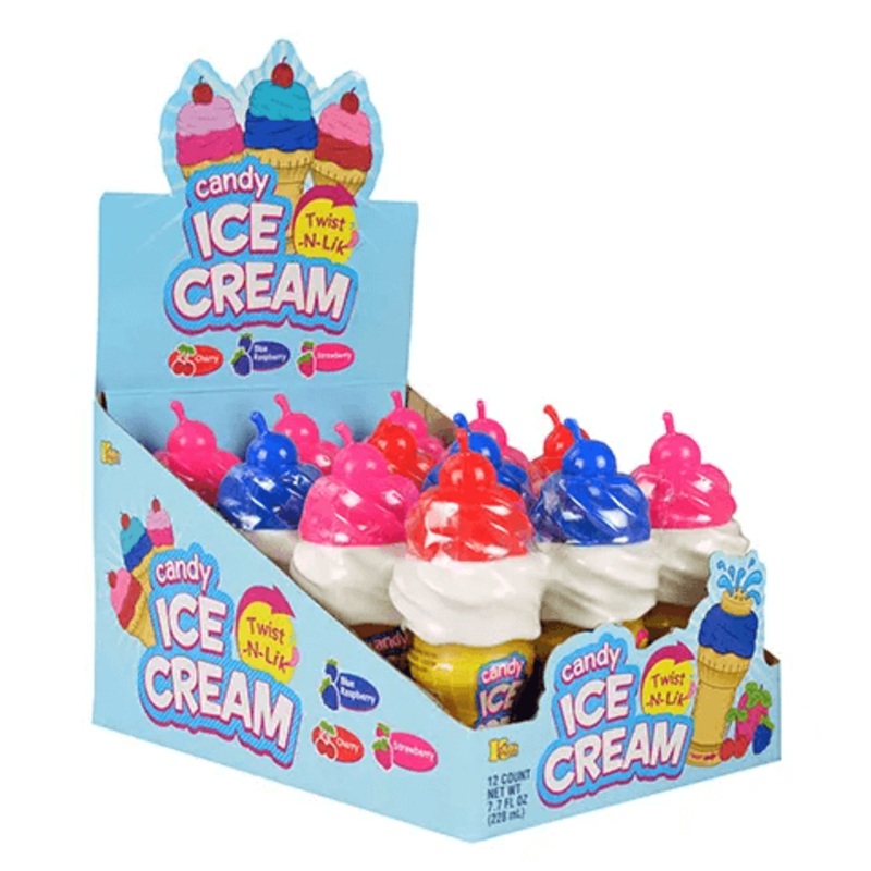 Kokos Ice Cream Candy Twist N Lik 12ct