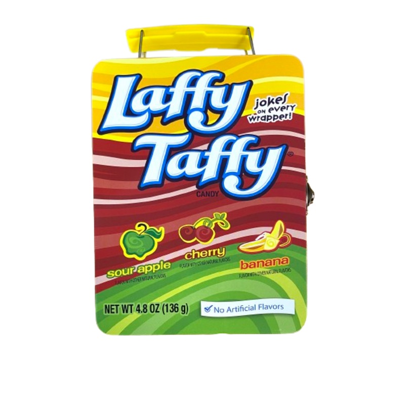 Laffy Taffy Themed Tin Lunchbox with Candy