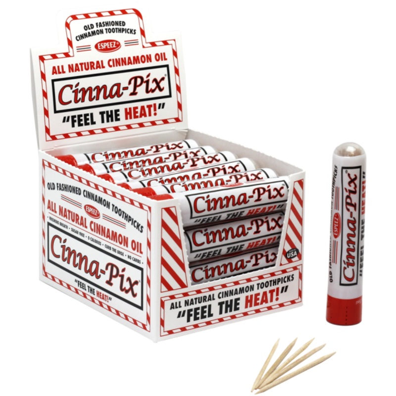 Old Fashioned Cinna-Pix Toothpicks 20 Count Tube