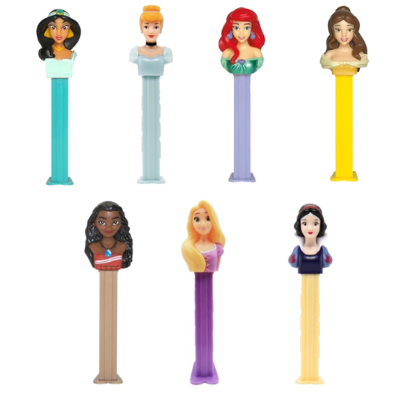 PEZ Disney Princesses Collection Candy Dispenser – 1 Piece Blister Pack