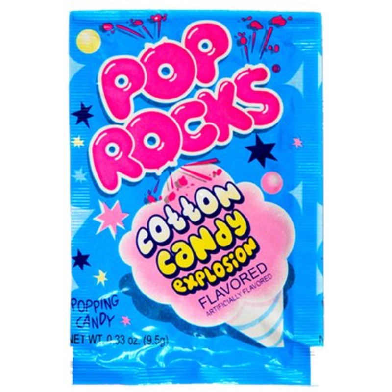 Pop Rocks Cotton Candy Explosion Popping Candy – .33-oz. Package