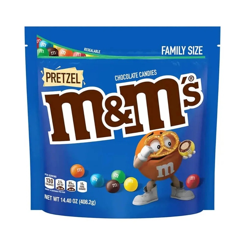 Pretzel M&M’s Candy: 14.4-Ounce Bag