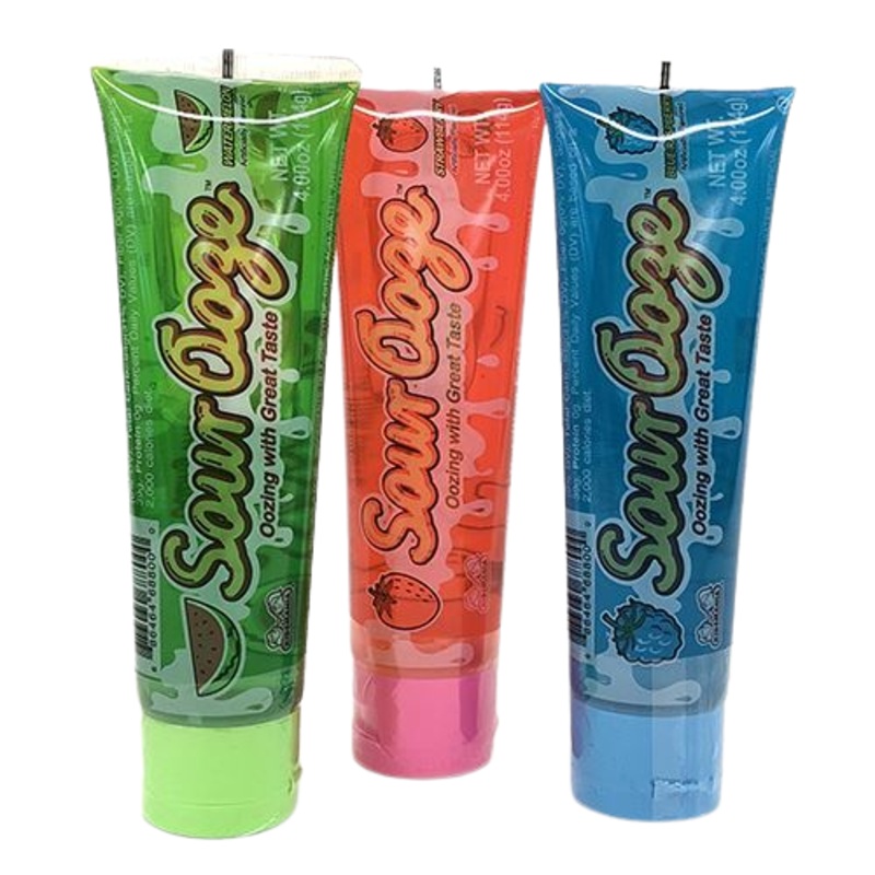 Sour Ooze Tube Candy Gel – 4-oz. Tube