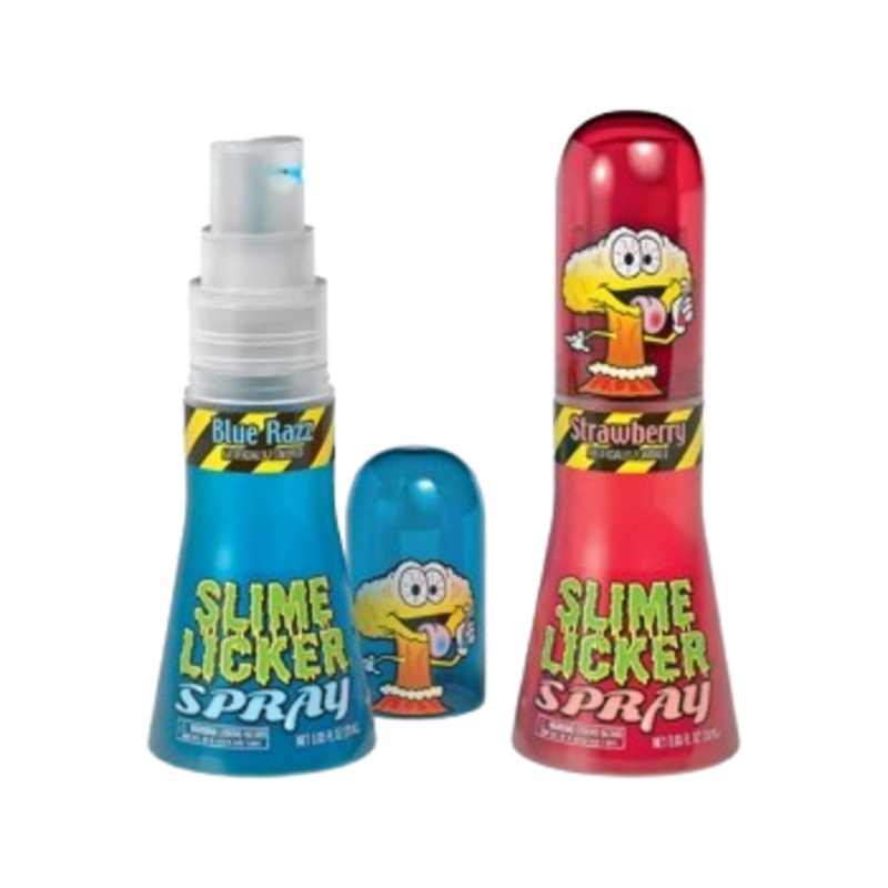 Toxic Waste Slime Licker Spray Blue Razz or Strawberry 0.95 oz.