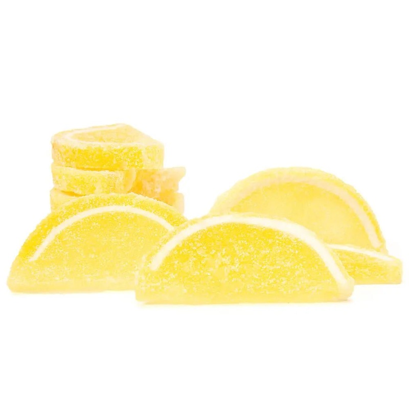 Albanese Candy Fruit Jell Slices – Lemon: 5LB Box