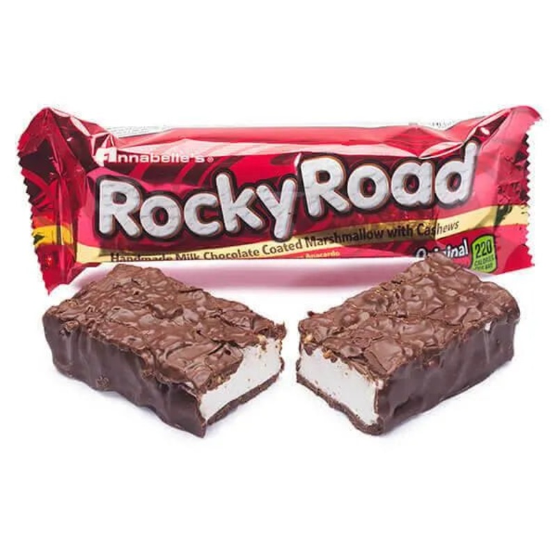 Annabelle’s Rocky Road Candy Bars: 24-Piece Box