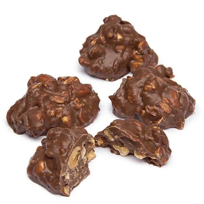 Asher’s Milk Chocolate Peanut Clusters Candy: 5LB Box
