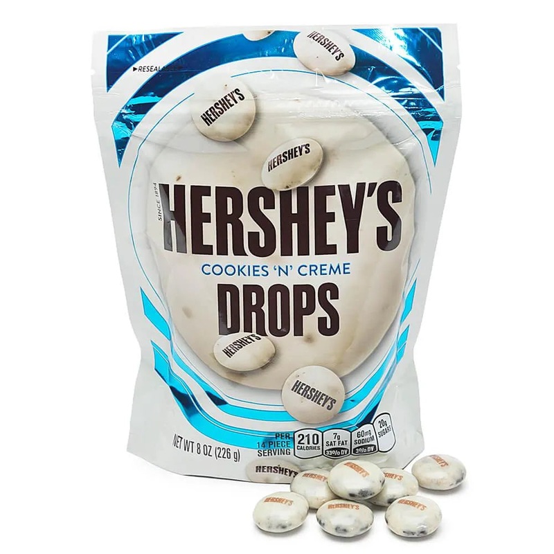 Hershey’s Cookies ‘n’ Creme Drops Candy: 7.6-Ounce Bag