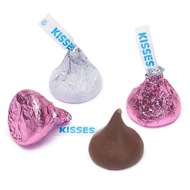 Hershey’s Kisses Color Combo – Pink and White: 800-Piece Box