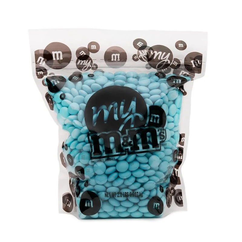 M&M’s Milk Chocolate Candy – Light Blue: 2LB Bag