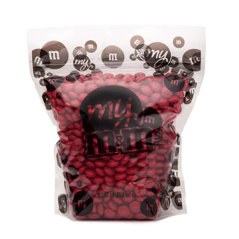 M&M’s Milk Chocolate Candy – Red: 2LB Bag
