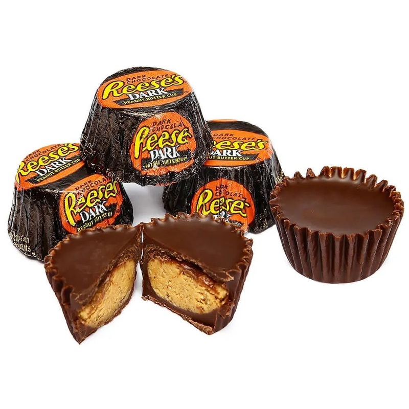 Reese’s Dark Chocolate Peanut Butter Cups Miniatures: 10.2-Ounce Bag