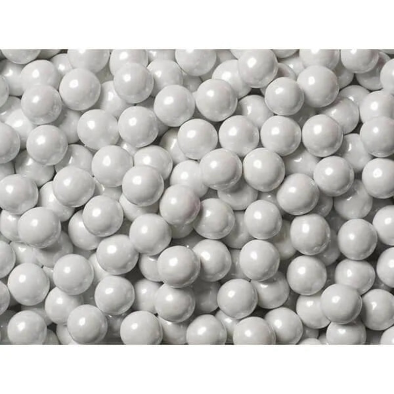Sixlets Mini Milk Chocolate Balls – Pearl White: 2LB Bag