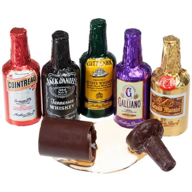 Anthon Berg Liquor Filled Chocolate Bottles: 36-Piece Display