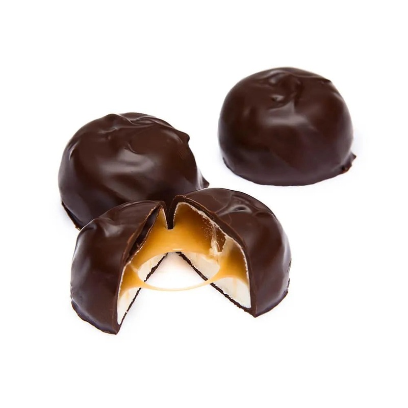 Asher’s Caramel Marshmallow Chocolates – Dark: 6LB Box