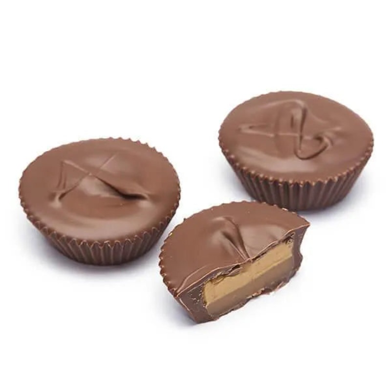 Asher’s Giant Chocolate Peanut Butter Caramel Cups: 24-Piece Box