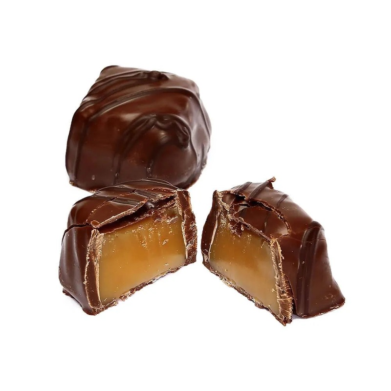Asher’s Milk Chocolate Covered Vanilla Caramels: 6LB Box