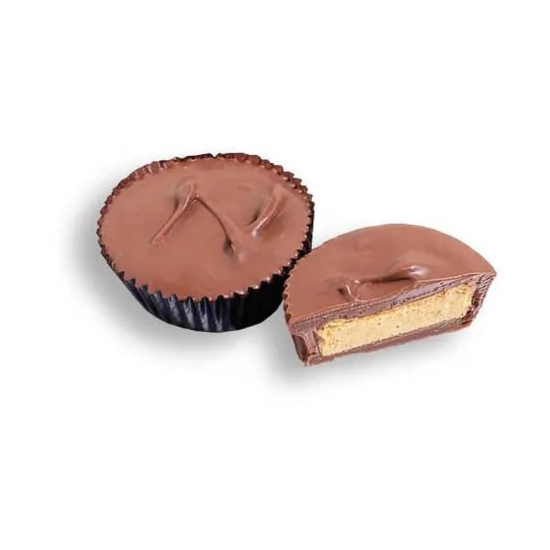 Asher’s Sugar Free Milk Chocolate Peanut Butter Cups Candy: 48-Piece Box