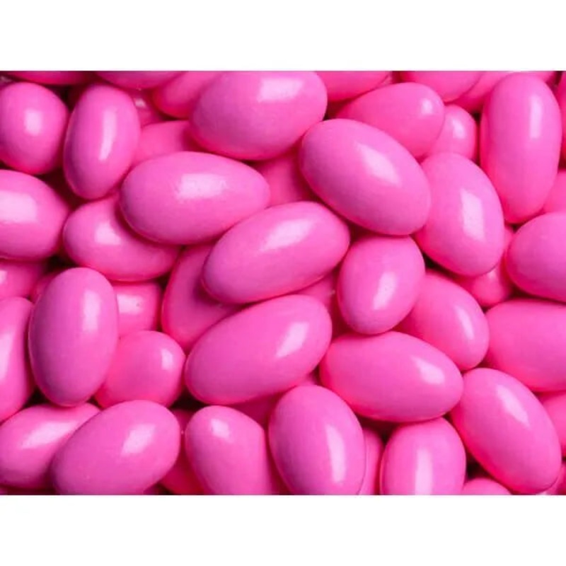 Koppers Chocolate Jordan Almonds – Pink: 5LB Bag