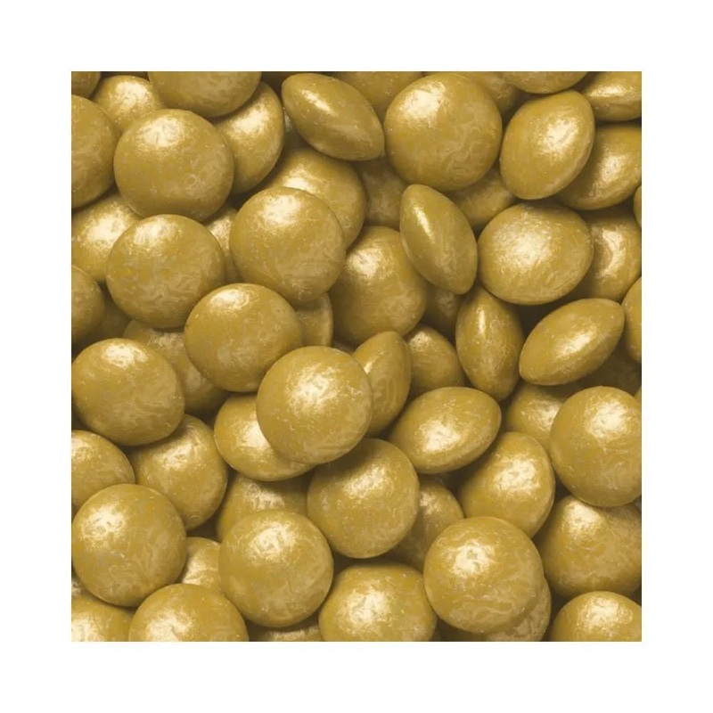 Koppers Milk Chocolate Gems – Gold: 5LB Bag