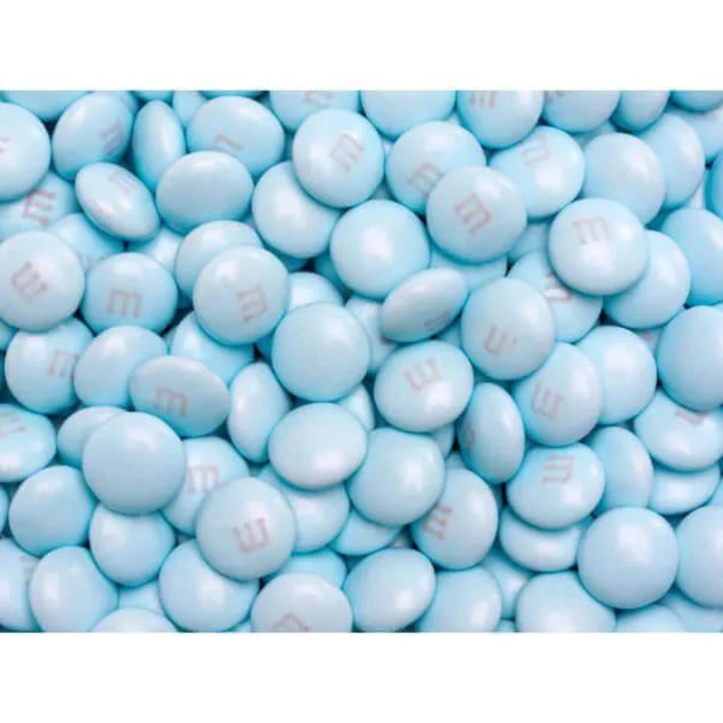 M&M’s Milk Chocolate Candy – Light Blue: 10LB Bag
