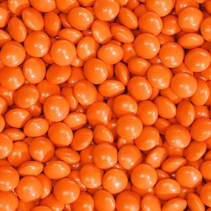 Milk Chocolate Gems – Orange: 2LB Bag