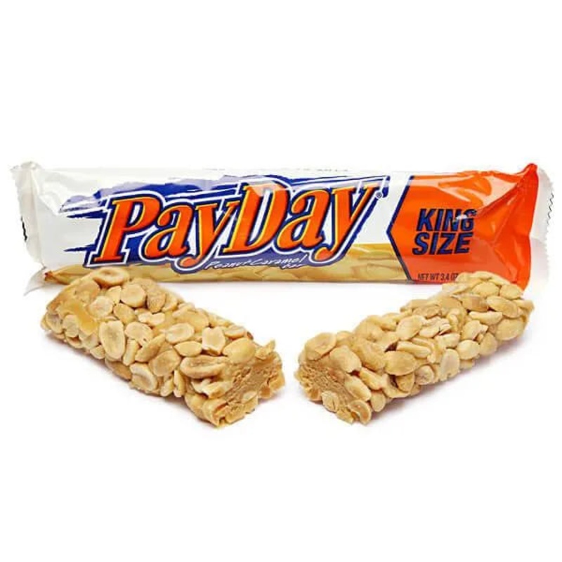 PayDay King Size Candy Bars: 18-Piece Box