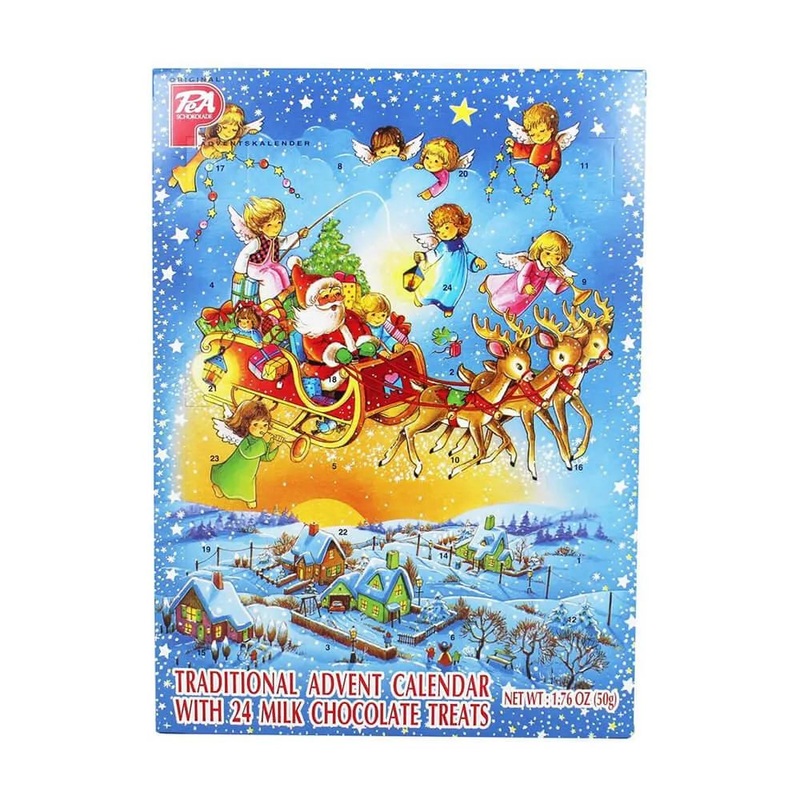 PeA Schokolade Santa’s Sleigh Christmas Chocolate Calendar