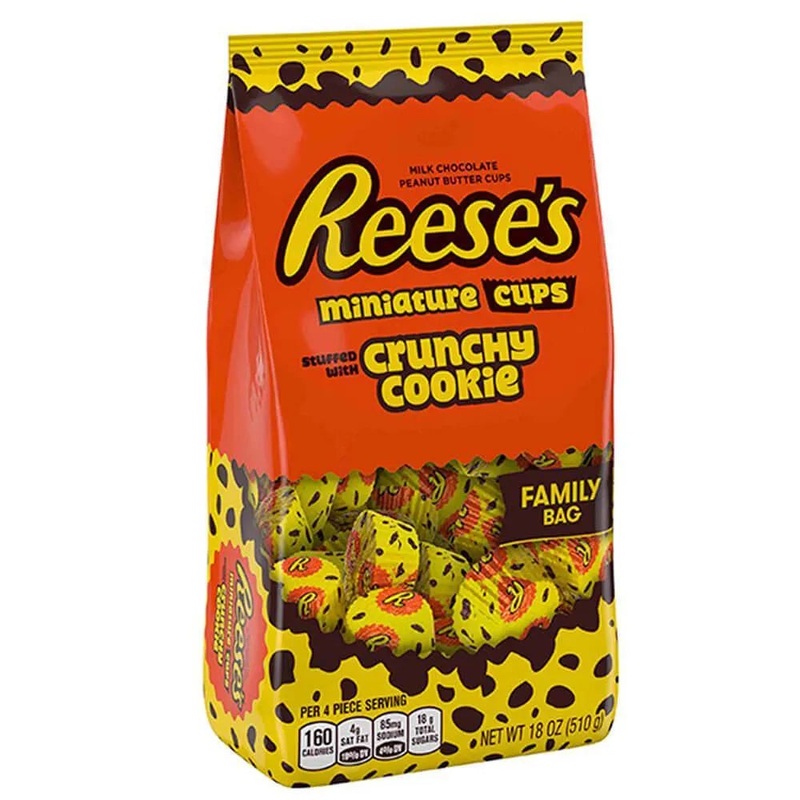 Reese’s Crunchy Cookie Peanut Butter Cups Minatures: 18-Ounce Bag