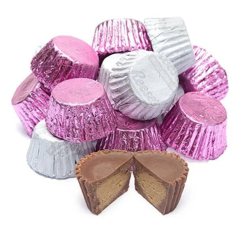 Reeses Peanut Butter Cups Color Combo – Pink and White: 400-Piece Box