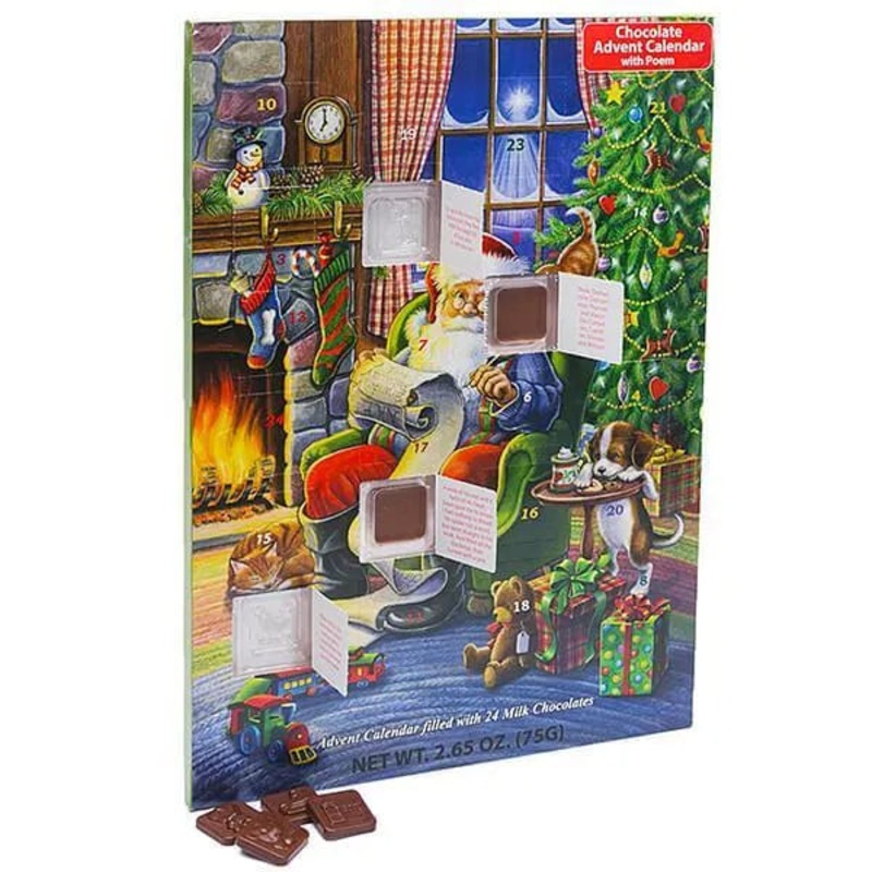 Santa’s Naughty or Nice List Chocolate Advent Calendar