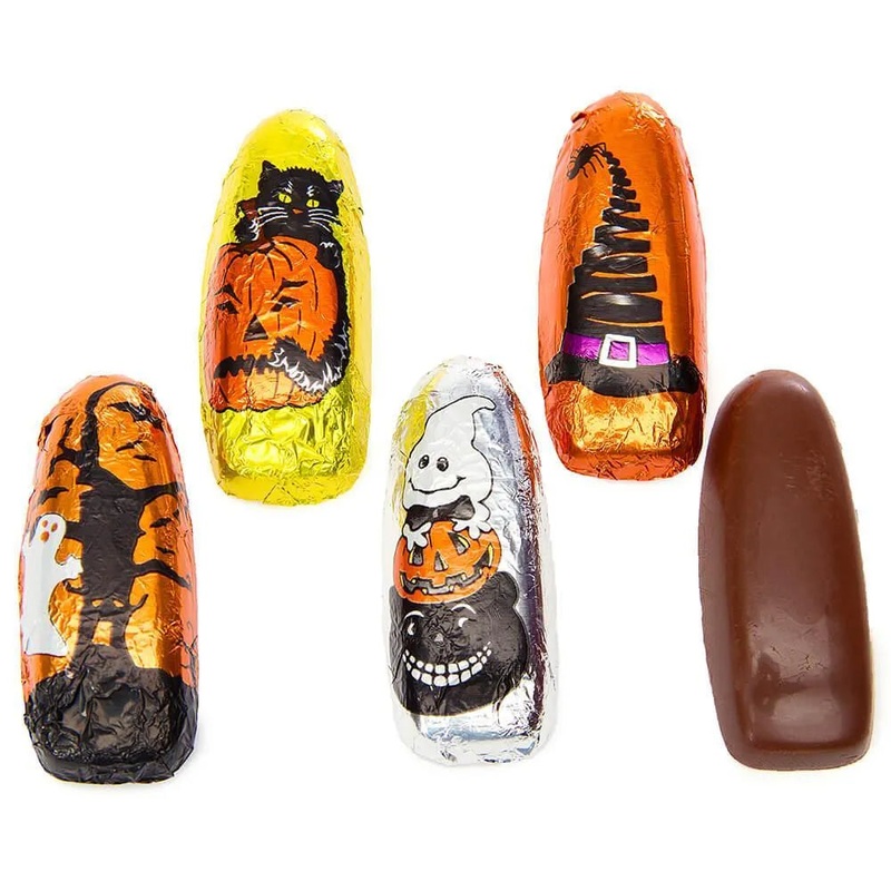 Thompson Foiled Milk Chocolate Halloween Ghosts and Goblins: 5LB Bag