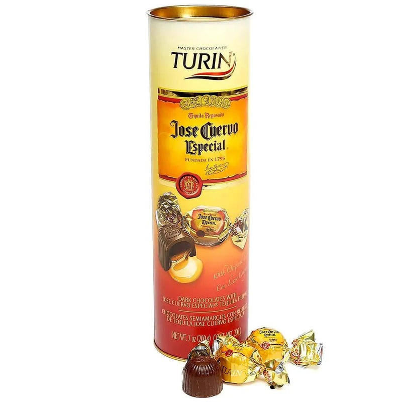 Turin Jose Cuervo Tequila Liquor Filled Chocolates: 7-Ounce Tube
