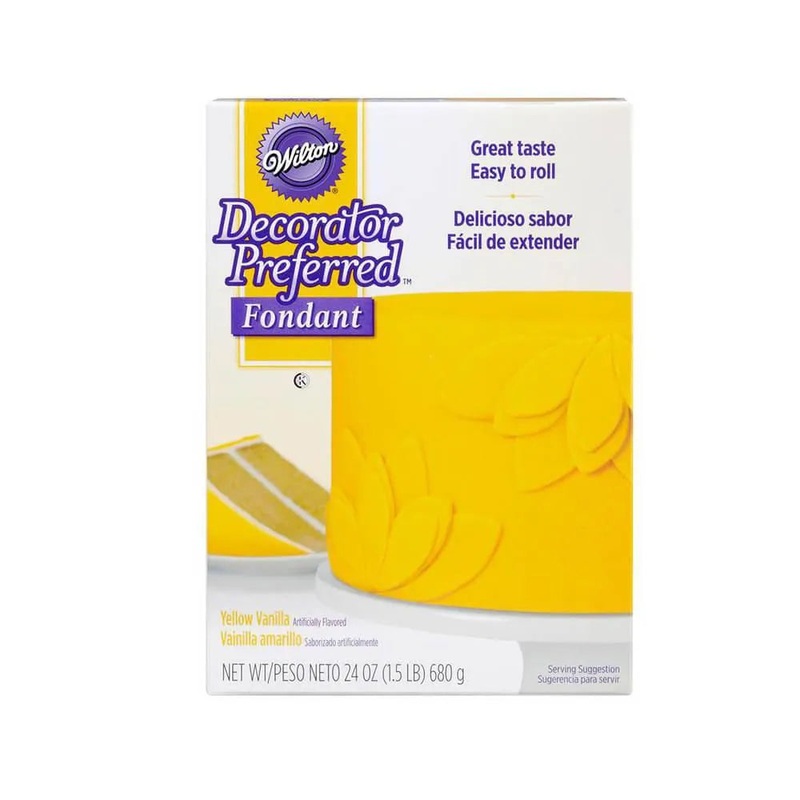 Wilton Decorator Preferred Fondant – Yellow: 24-Ounce Package
