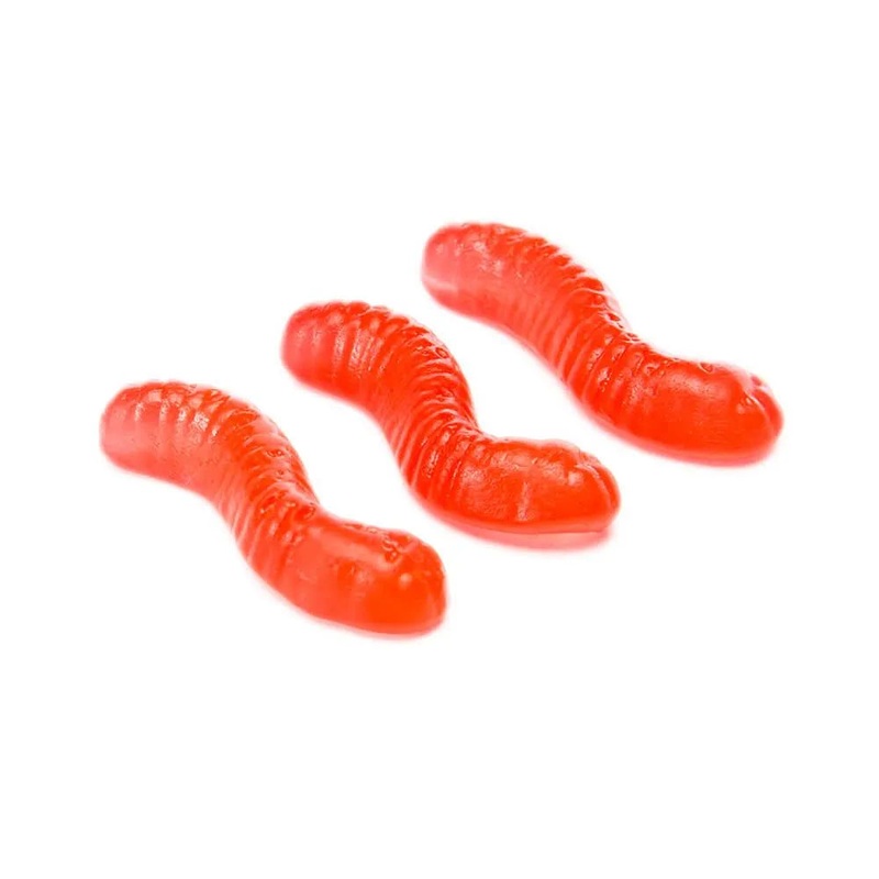 Gummy Inch Worms – Bubblegum: 5LB Bag